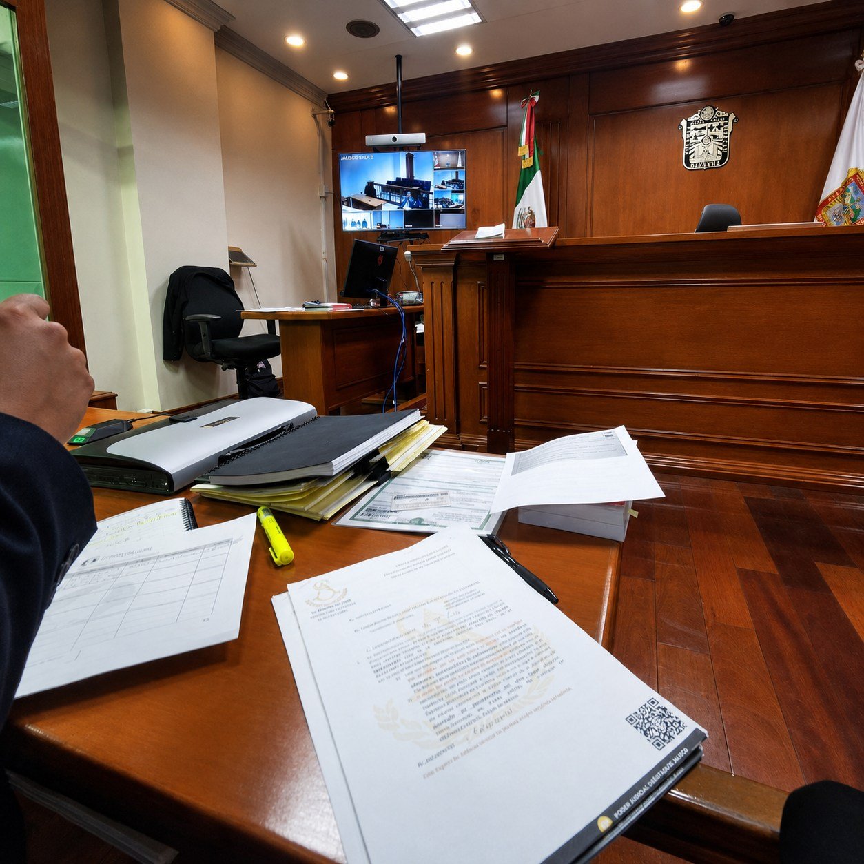Audiencia intermedia, ofrecimiento de pruebas